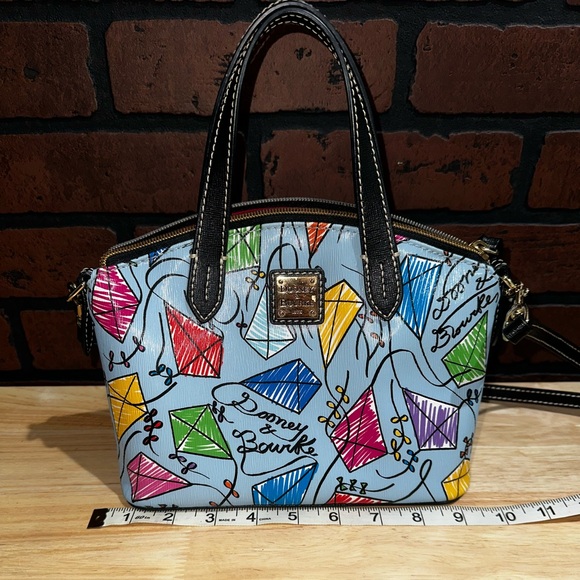 Dooney & Bourke Multicolor Kite Print Satchel - Picture 2 of 10